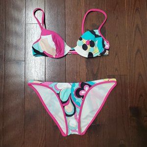 Emilio Pucci Bikini. Size IT40 or US 4. Multicolour.